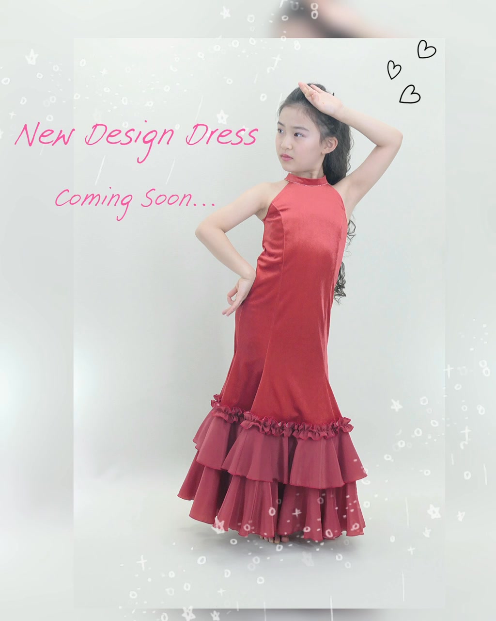 Flamenco 赤 フラメンコドレス New dresses are in production