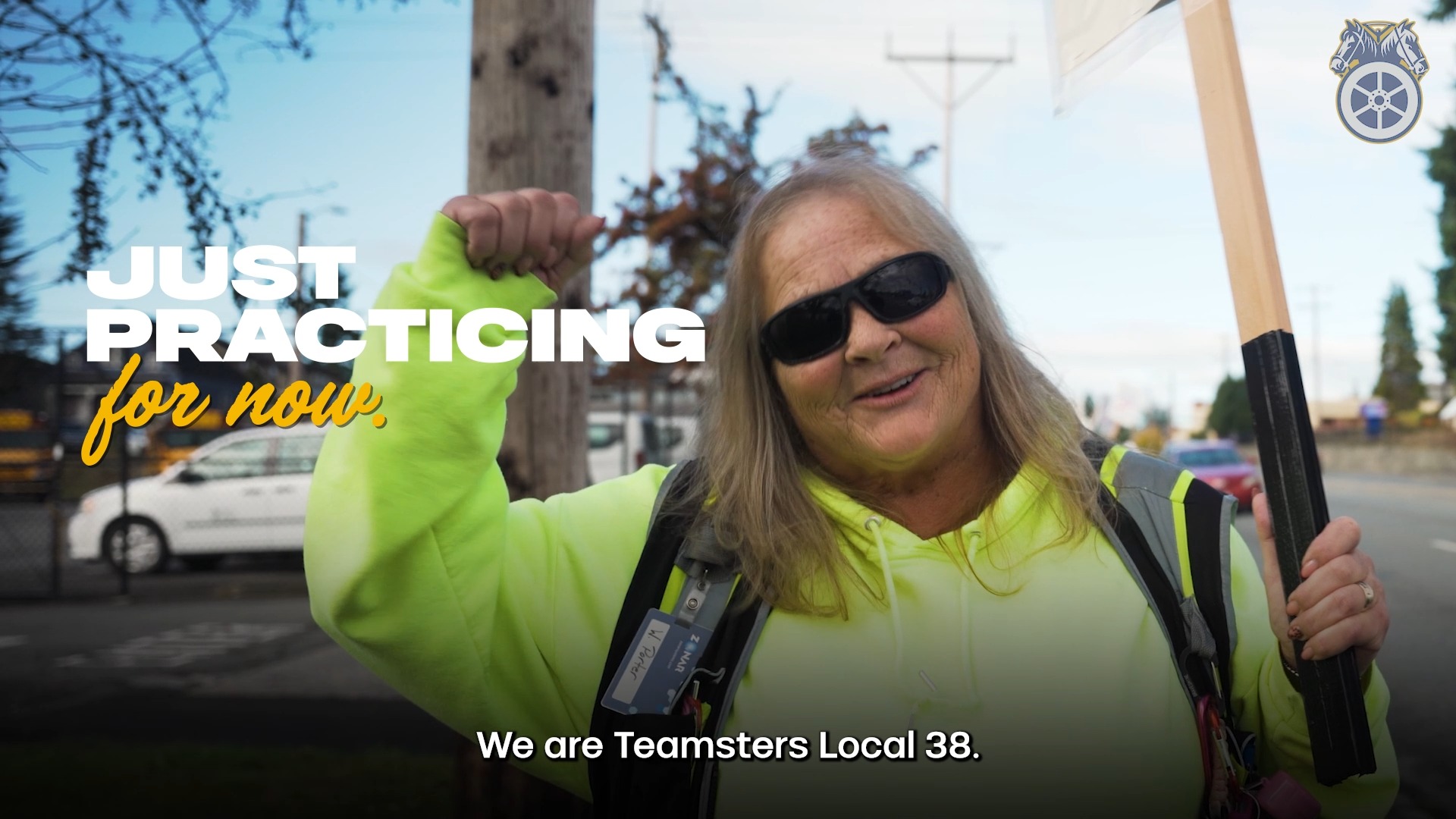 Members of Teamsters Local 38 at Durham School Services in Everett, WA ...