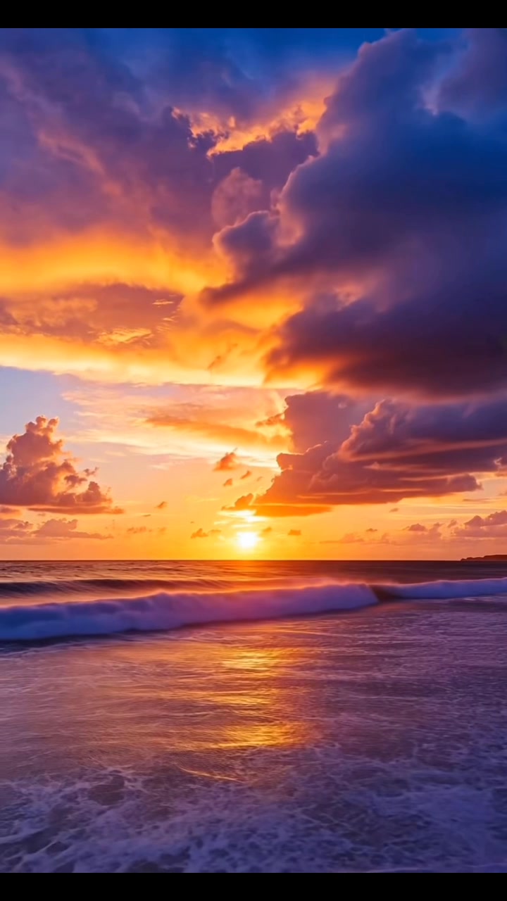 #amazing #life #landscape #ocean #sunset #waves #relaxing #beautiful ...