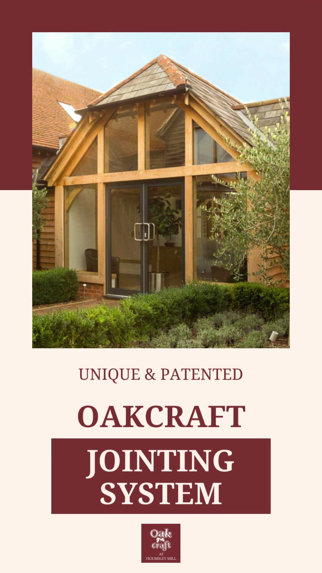 With our OakCraft Jointing System, we can take traditional designs and ...