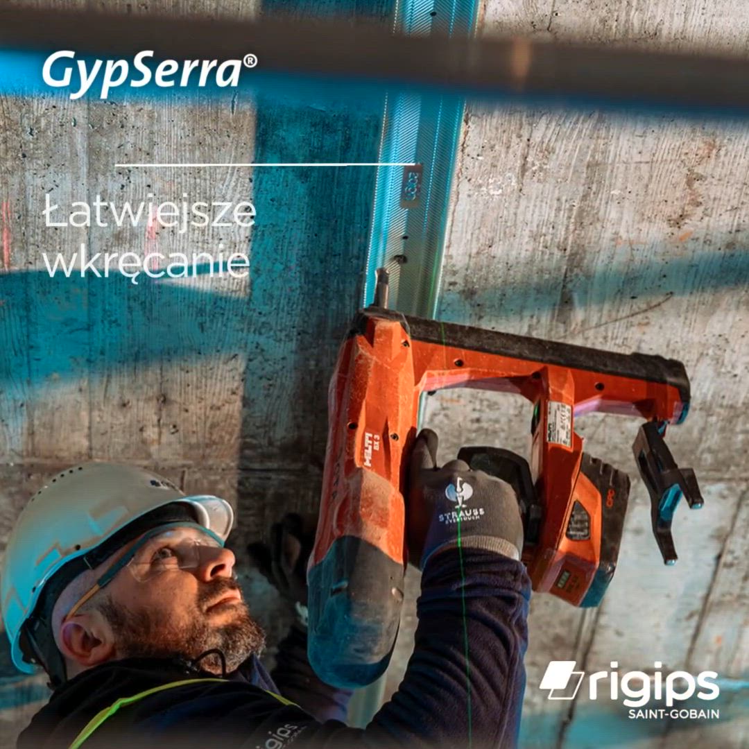 W RIGIPS dbamy o Wykonawcę 👷‍♂️ 👍 Powłoka organiczna w profilach ...