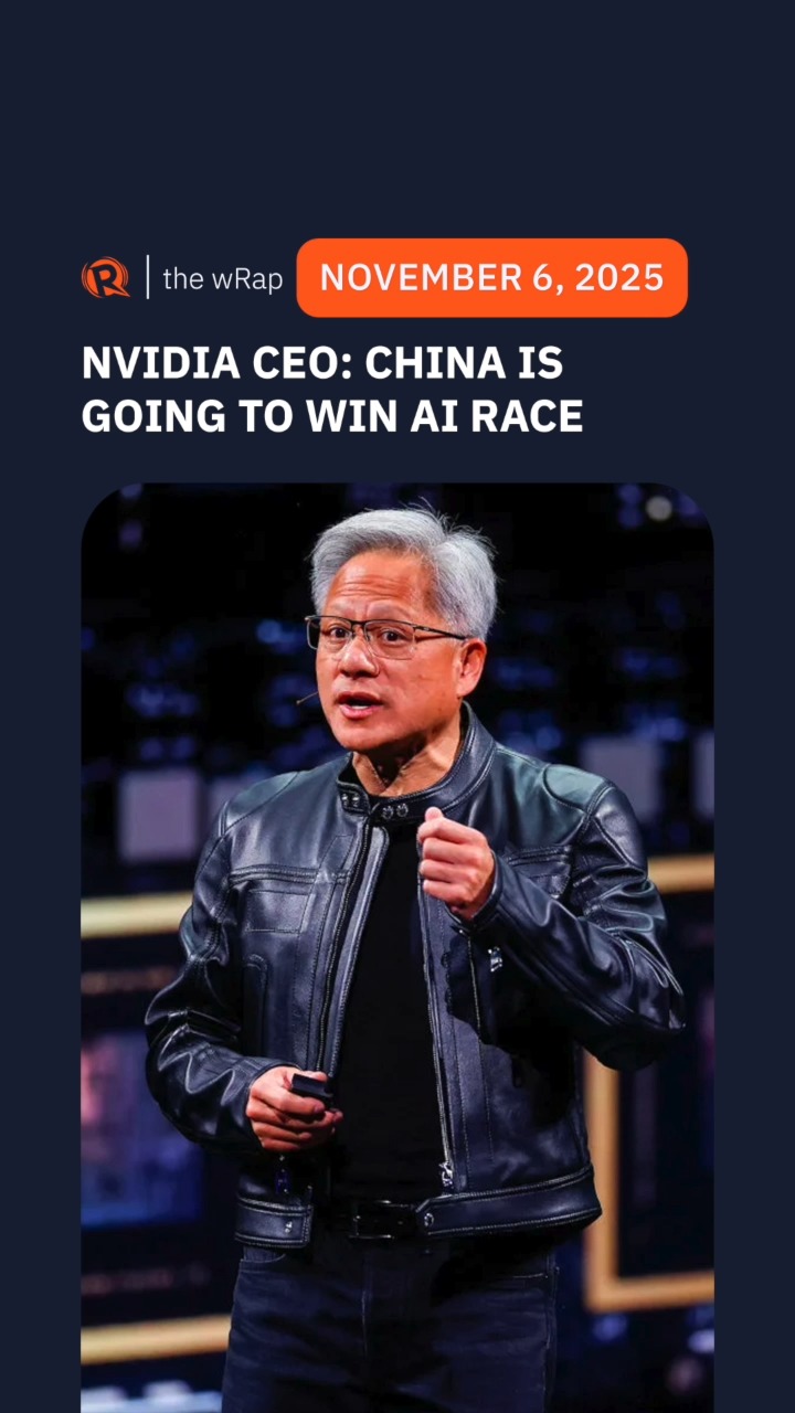 Nvidia CEO Jensen Huang warns, China will beat the United States in the ...