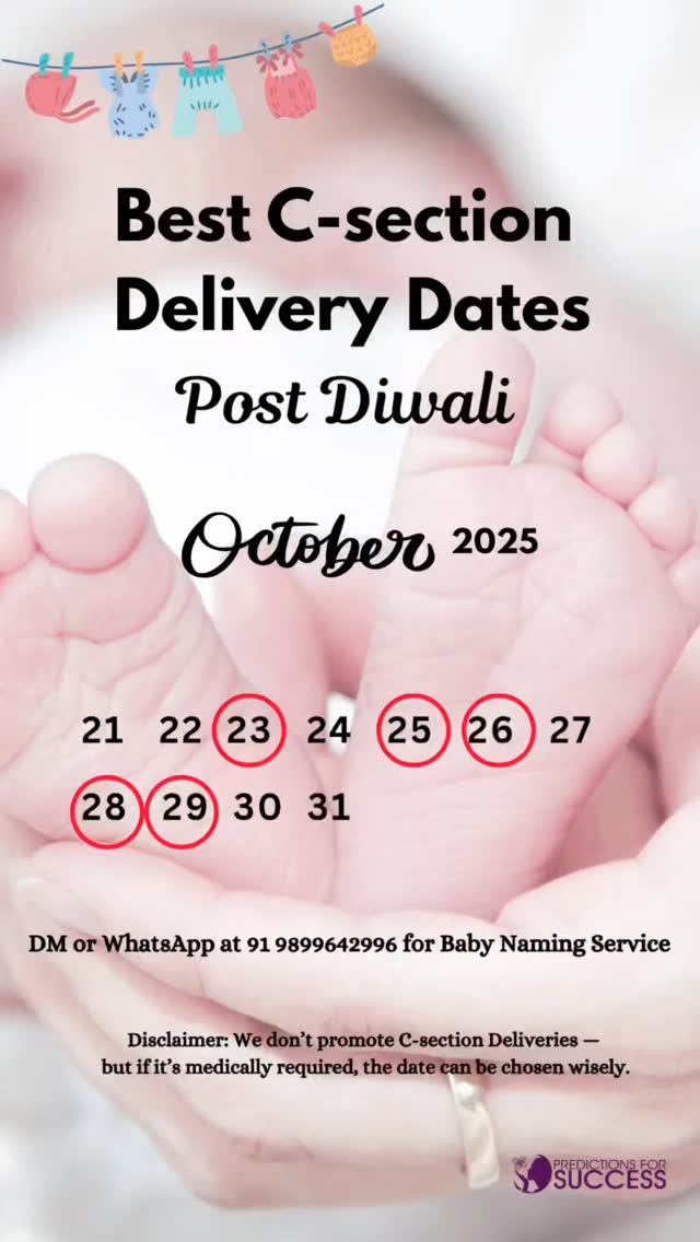 DM or WhatsApp for Date Selection & Baby Names service Choosing your ...