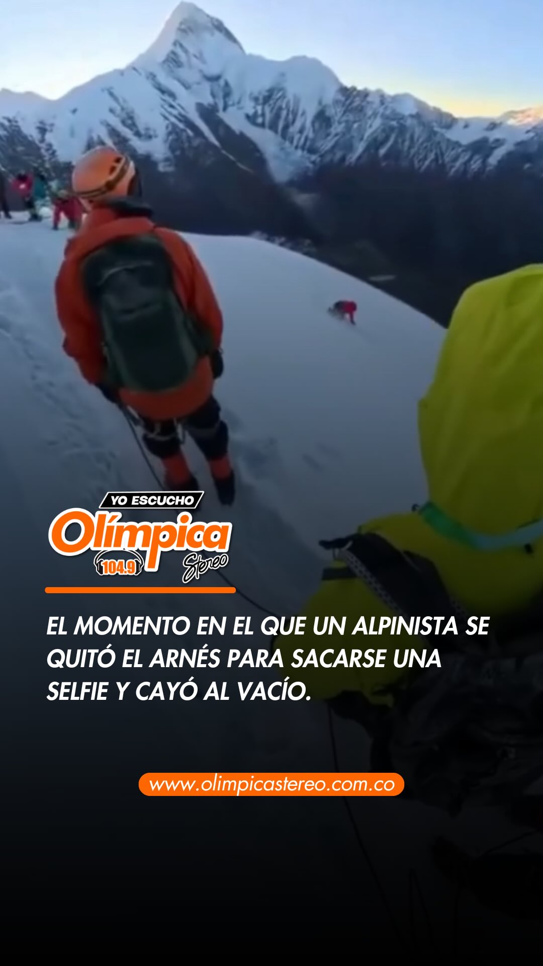Hong, un alpinista de 32 años, murió tras caer al vacío en el monte ...