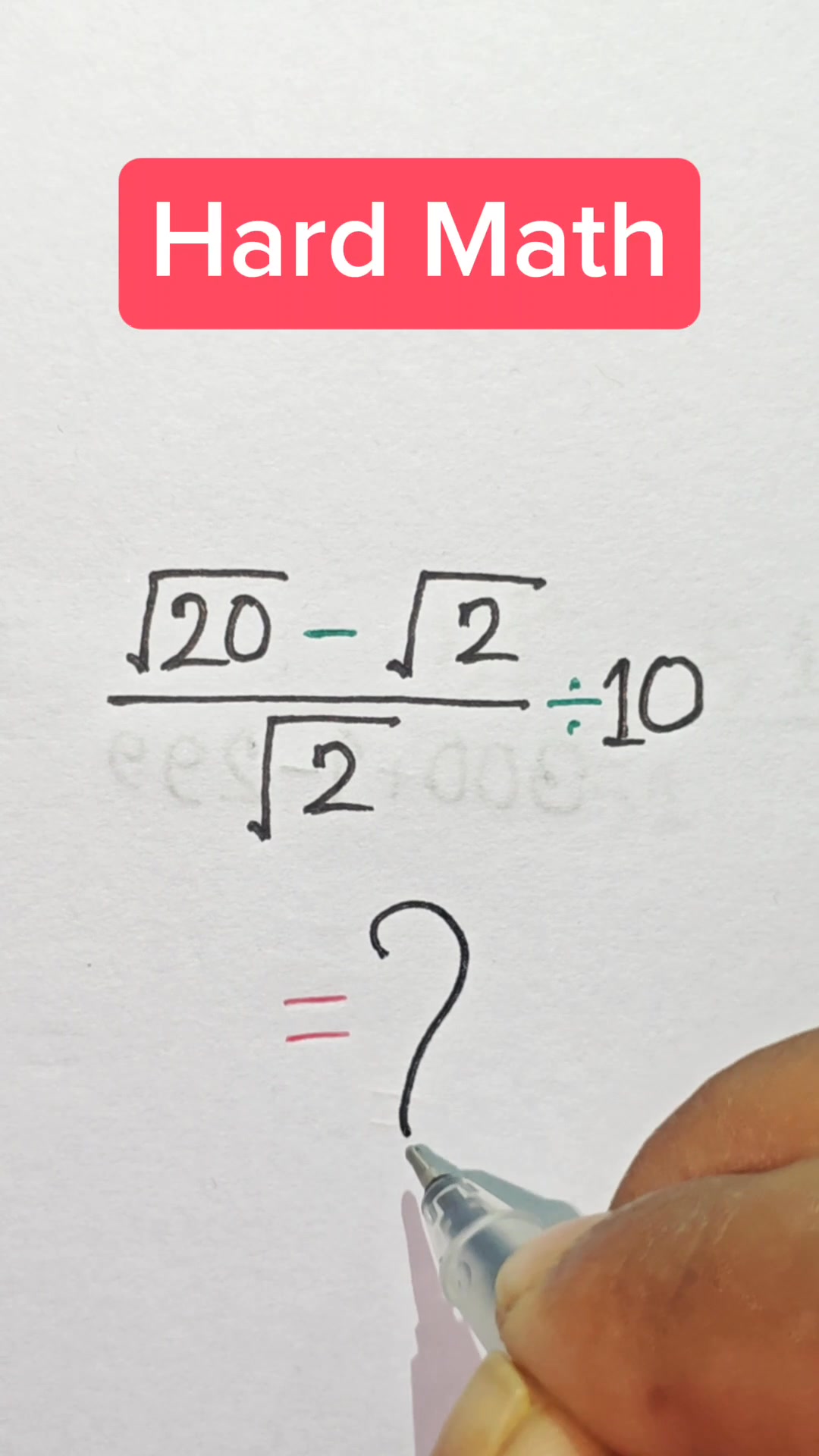 1 minute Hard Math Test 💯.. can you solve this!! #iqtest #mathtest # ...