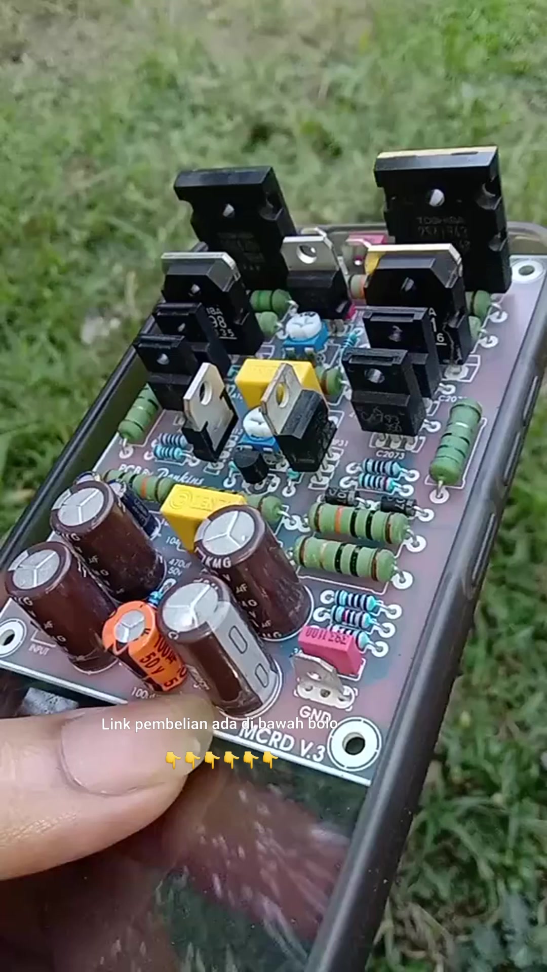 Ini bolo driver mcrd v3, yang ingin power amplifier karaktenya sudah ...