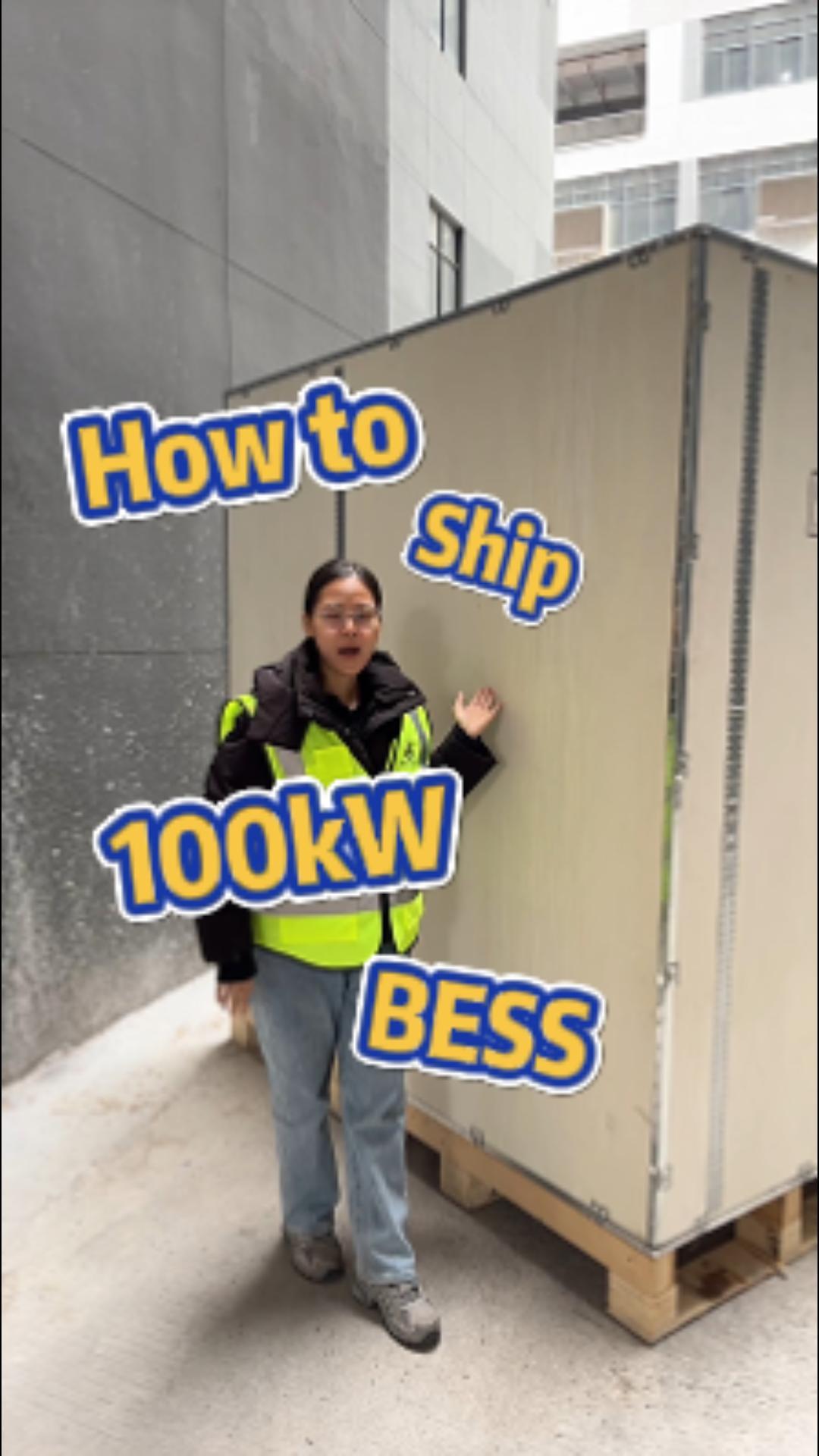 How to ship the 100kw BESS container? #Solarenergy #BESS | Mars Solar ...