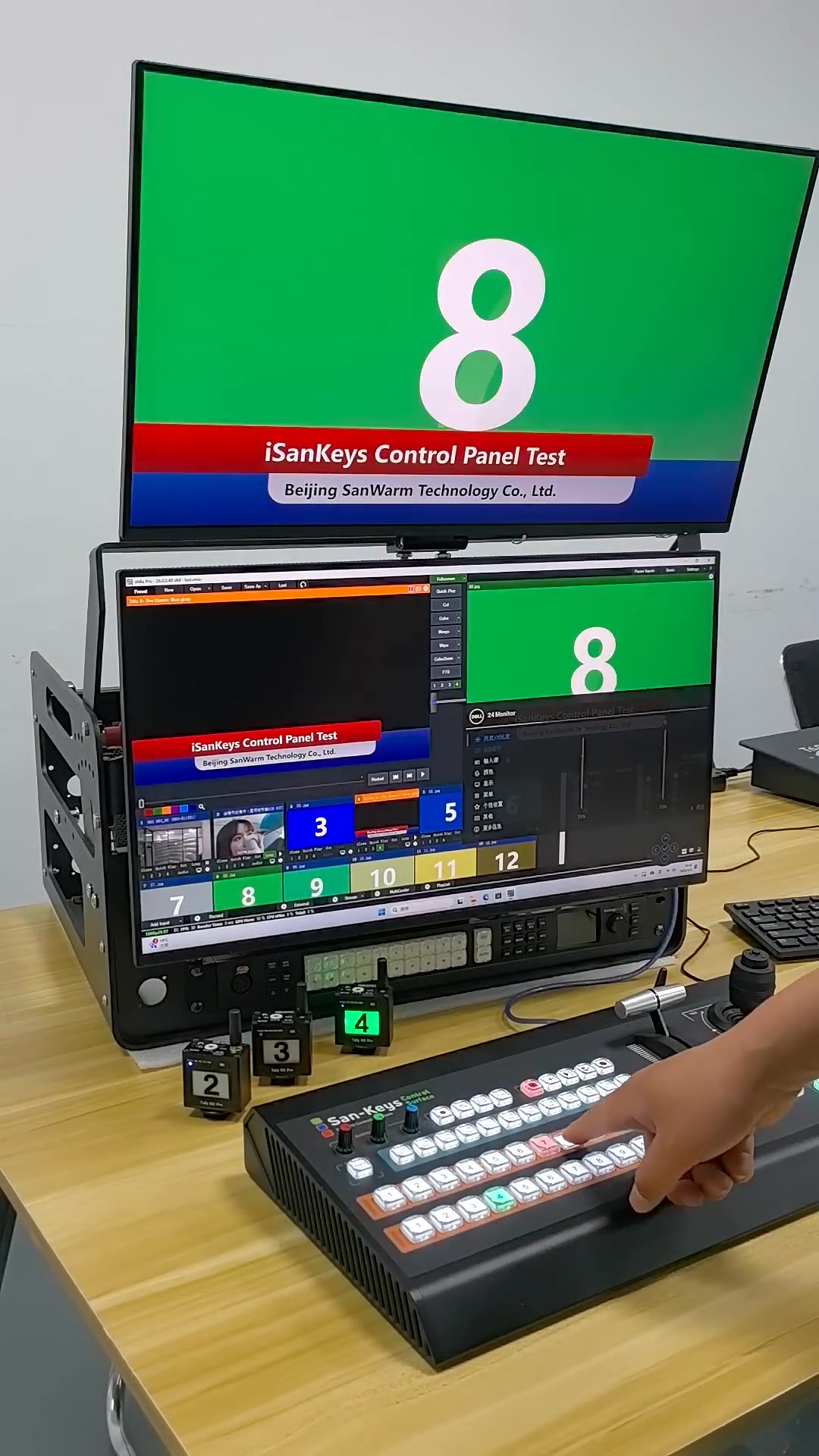 Hathaipatr - …. ขนาดที่ว่า แม่ค้ายกมือเดียวได้ 🥰🥰 TVG-KD50X Switcher มา ...