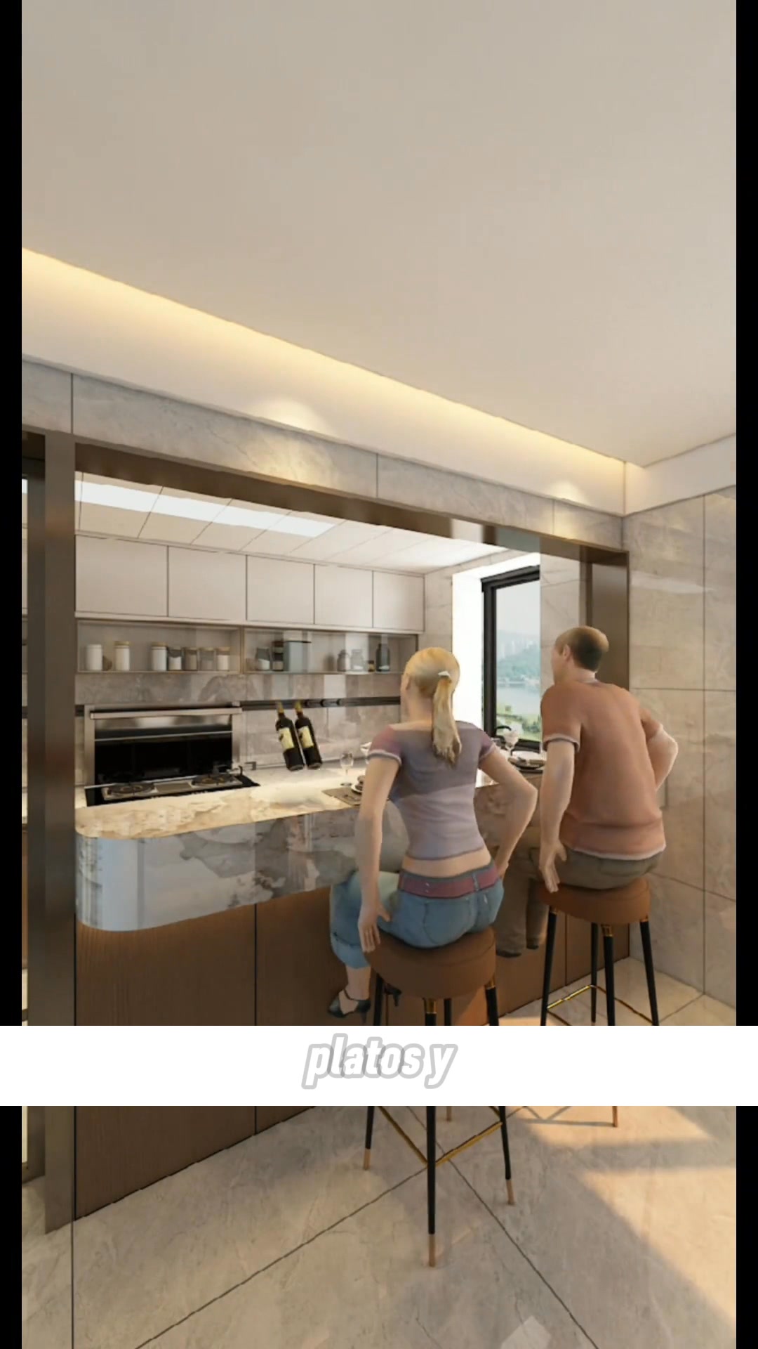 Cocina y comedor en uno: el diseño moderno que transforma tu hogar Un ...