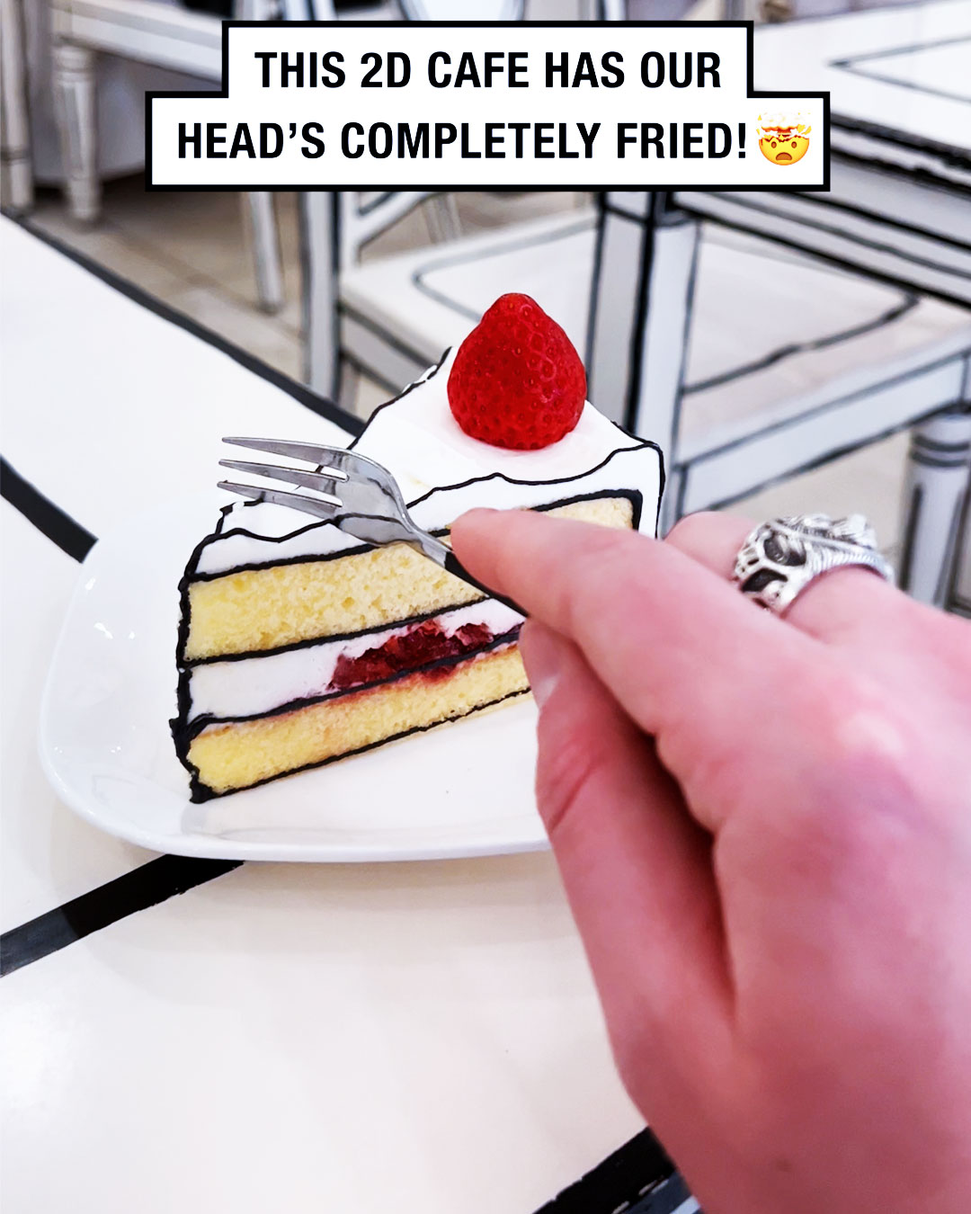 Even the cakes are baked to look anime-inspired in Japan