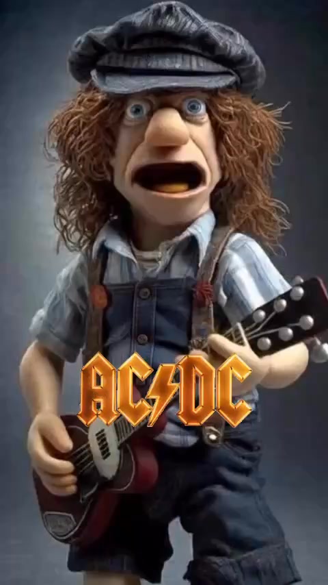 Rock and Metal Puppets sing ACDC 🎸 #acdc #judaspriest #angusyoung # ...