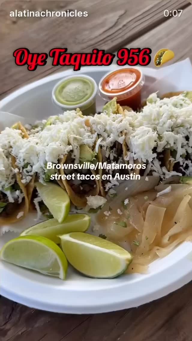 Oye Taquito 956 (@100063854851230) - About - Austin, Texas - Menu