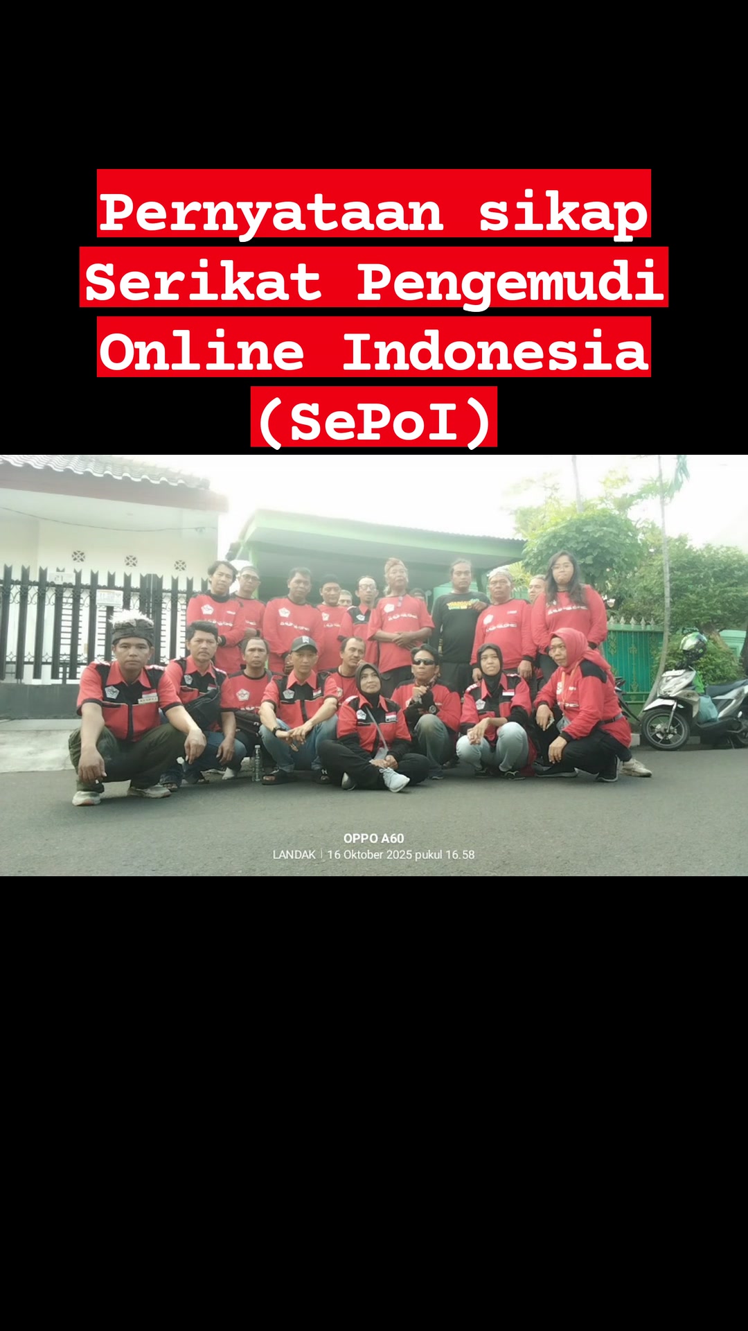 SePoi akan turun di AKSI Demo Ojol Nasional. #sepoi #fdtoi #demoojol # ...