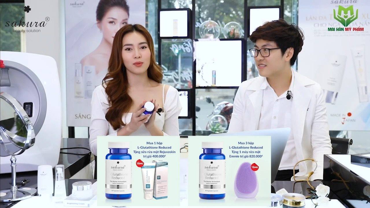 sakura l-glutathione reduced Viên uống trắng da chống lão hóa L - Glutathione 60 viên sakura l-glutathione reduced THÔNG BÁO]