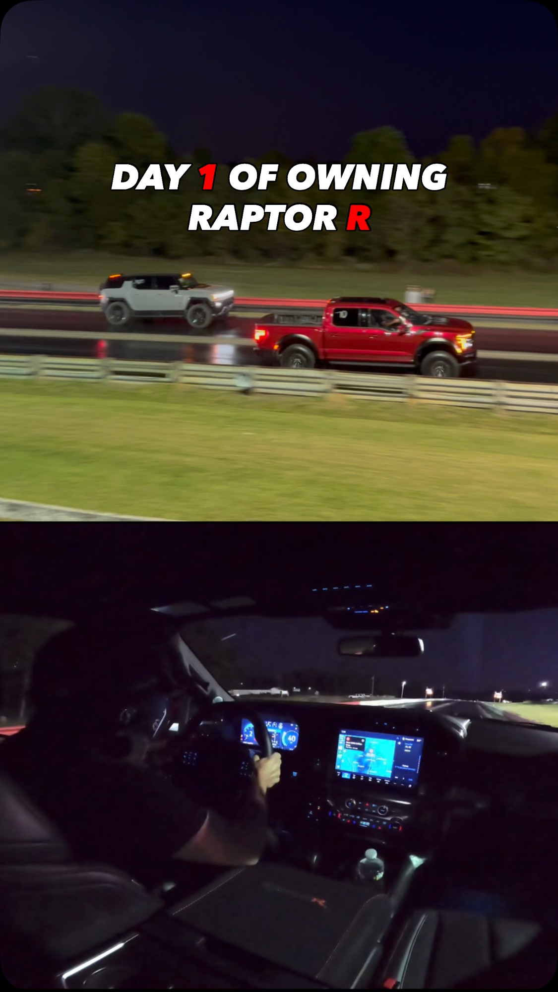 The 1st day of owning a Ford Raptor R was amazing!! Here’s me racing a ...