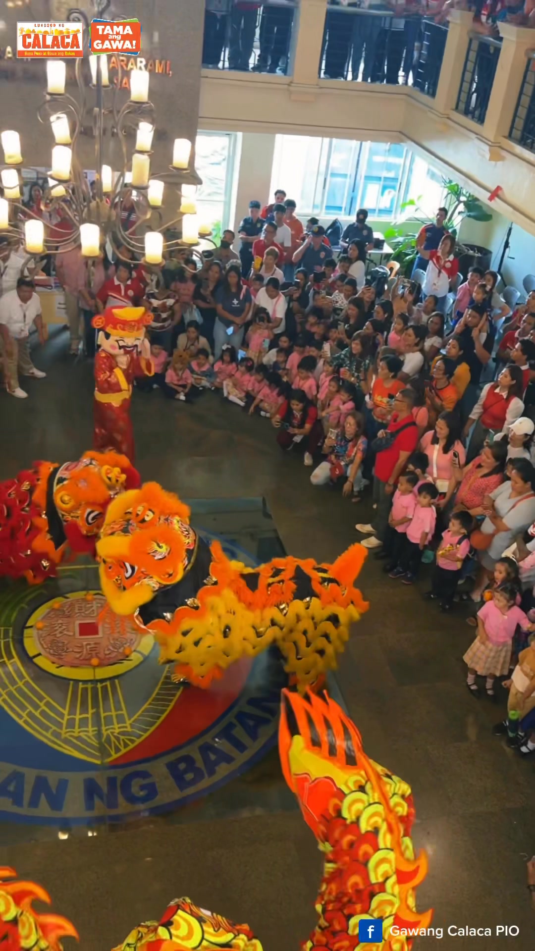 Gising na gising ang swerte sa Calaca City Hall! 🐉 Kasalukuyang ...