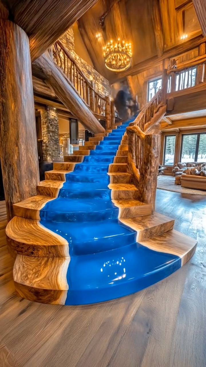Absolutely loving this epoxy river... - Inspiring Designs | Facebook