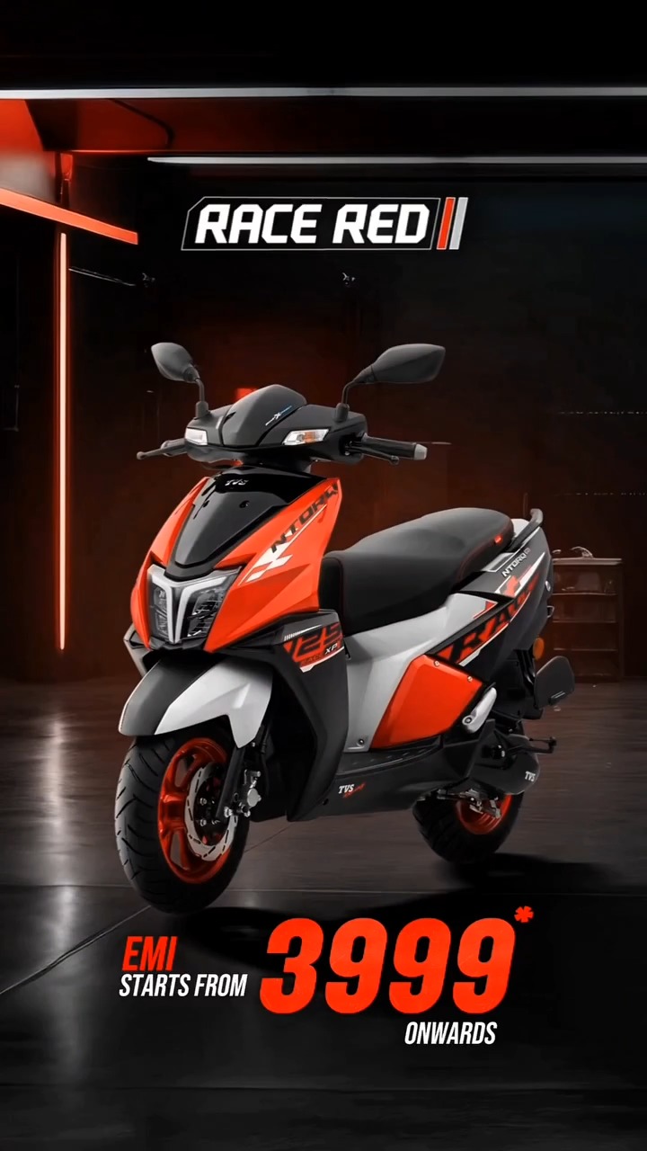 Meet the TVS NTORQ 125 Race XP — India’s most powerful 125cc scooter ...