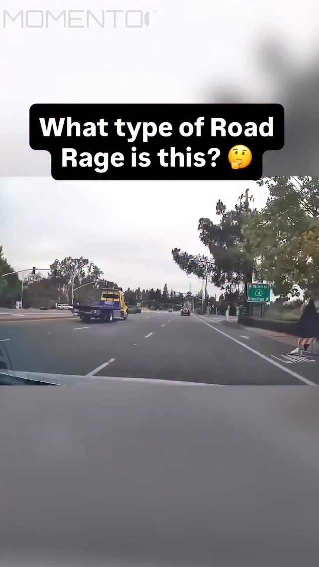 What type of Road Rage is this? 🤔 Road rage doesn’t just put one person ...