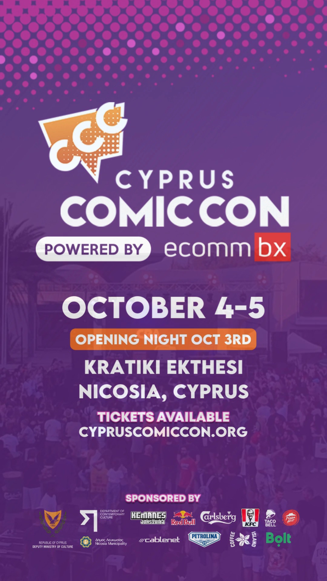 Cyprus Comic Con 2025 - Cosplay, Live Music, Artists, Shops, Trading ...