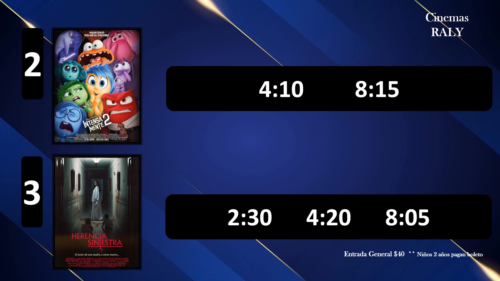 Cartelera Cinemas Raly Domingo 23 deJunio 👇👇👇👇🍿🍿🍿🍿 | Cinemas Raly