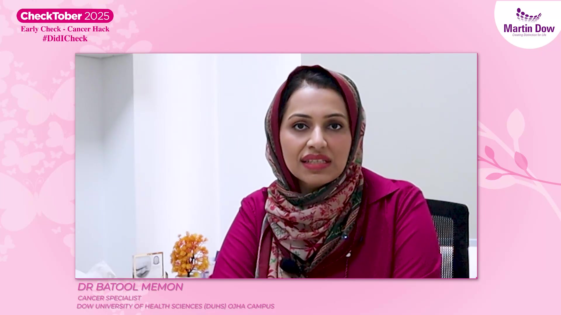 Dr. Batool Memon discusses the importance of raising awareness about ...