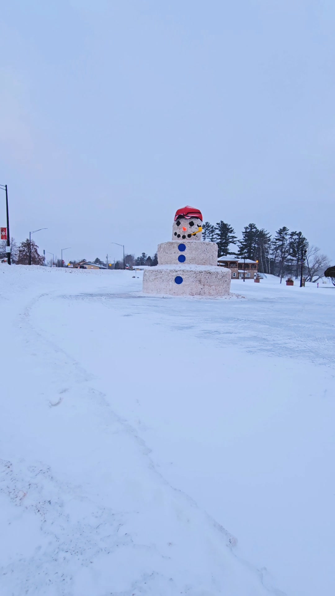Snowmy is back! Go visit him at his new home in Torpy Park. | Minocqua ...