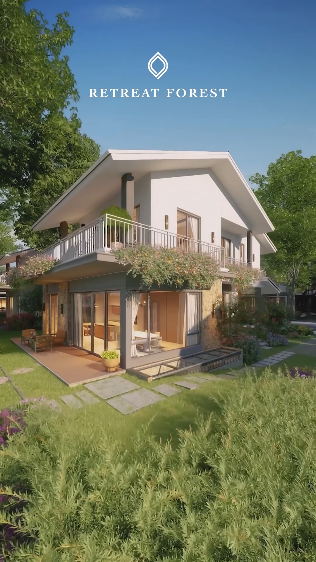 Khám phá kiến trúc villa rừng đơn lập phong cách Modern Zen giữa sắc ...