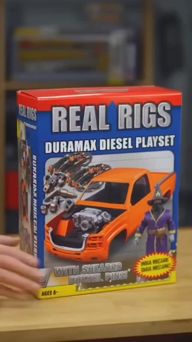 Real Rigs Series presents the Duramax Diesel engine playset. Includes a ...