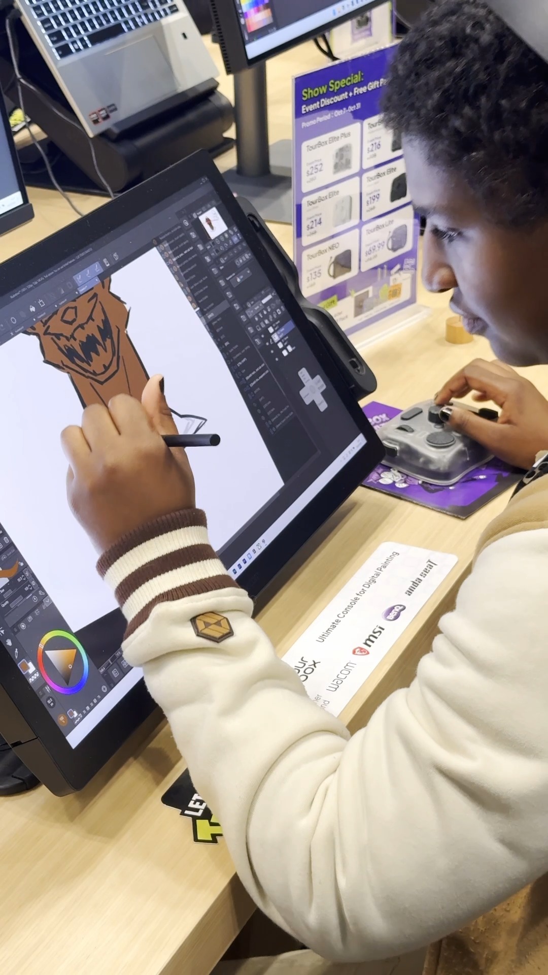 Left-handed artists were everywhere at NYCC! 👀 From One Piece to many ...