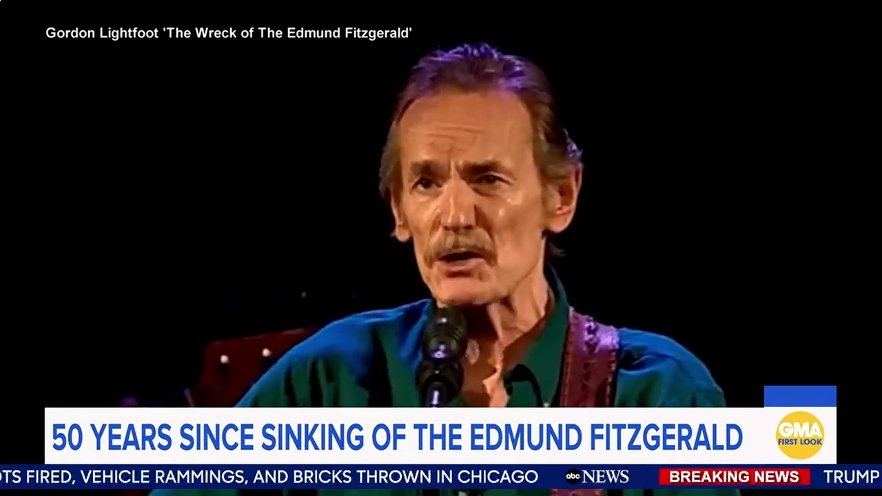 50 YEARS SINCE SINKING OF THE EDMUND FITZGERALD: ABC's Victor Oquendo ...