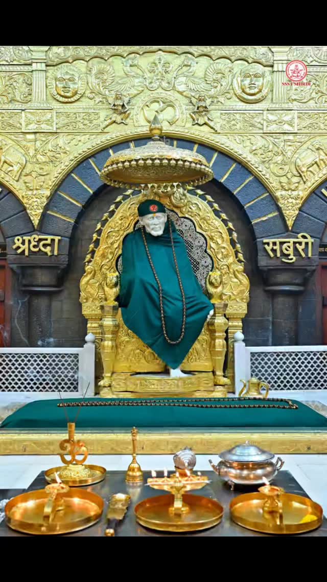 🔴🙏🏼Sai Baba Live Madhyan Aarti Darshan From Shirdi Samadhi Mandir Today ...