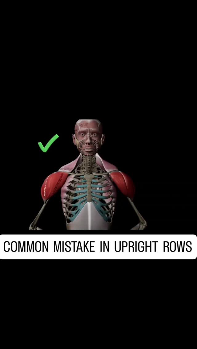 Upright rows correct form ️ | Azra Fitness | Facebook