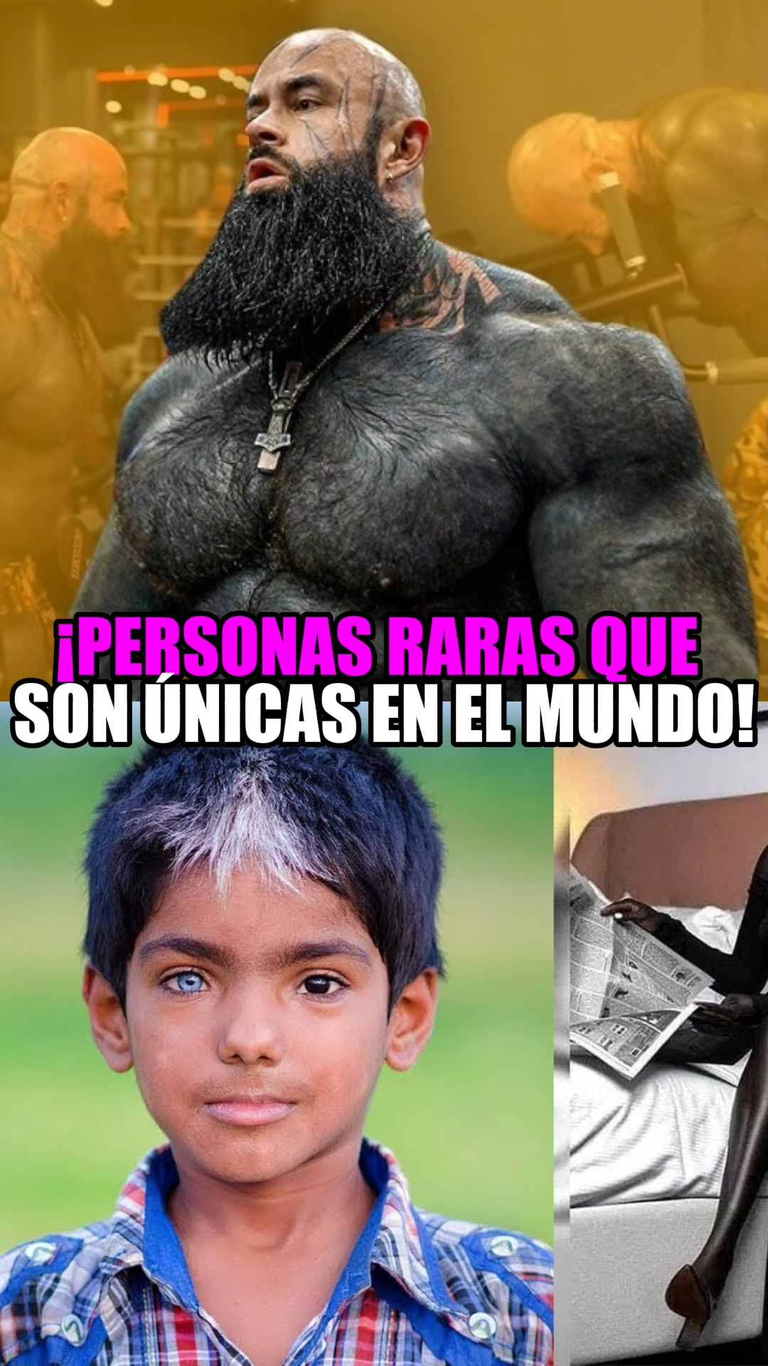 Personas raras que son únicas en el mundo! 😱 . . . #curiosidades # ...
