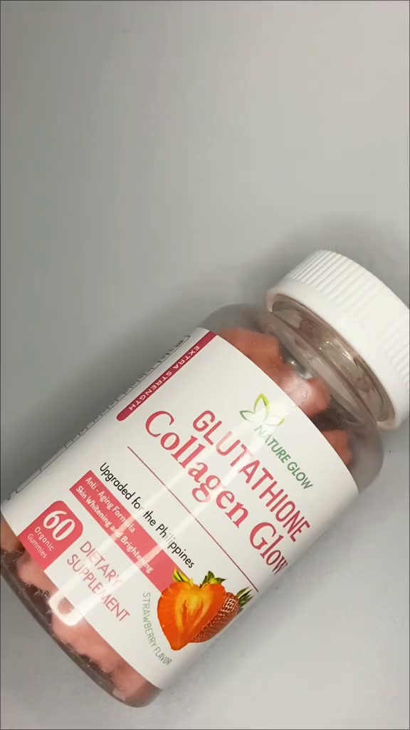 Glutathione Collagen Glow From Nature Glow For Honest Review 60 pcs organic gummies Anti-Aging formula Skin whitening and Brightening See you on my 15th day.. #fol | Emylou Garin Antigua