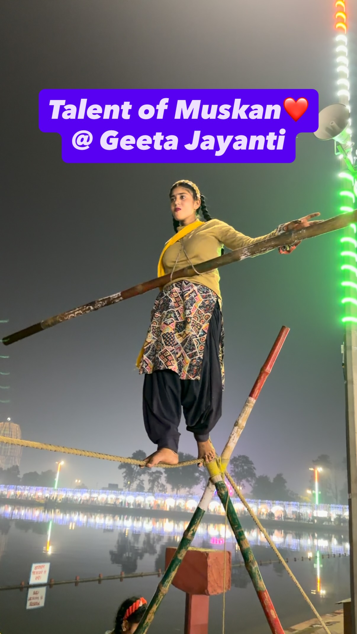 Talent of Muskan ️@ Geeta Jayanti #india #indian #geetajayanti #geeta # ...