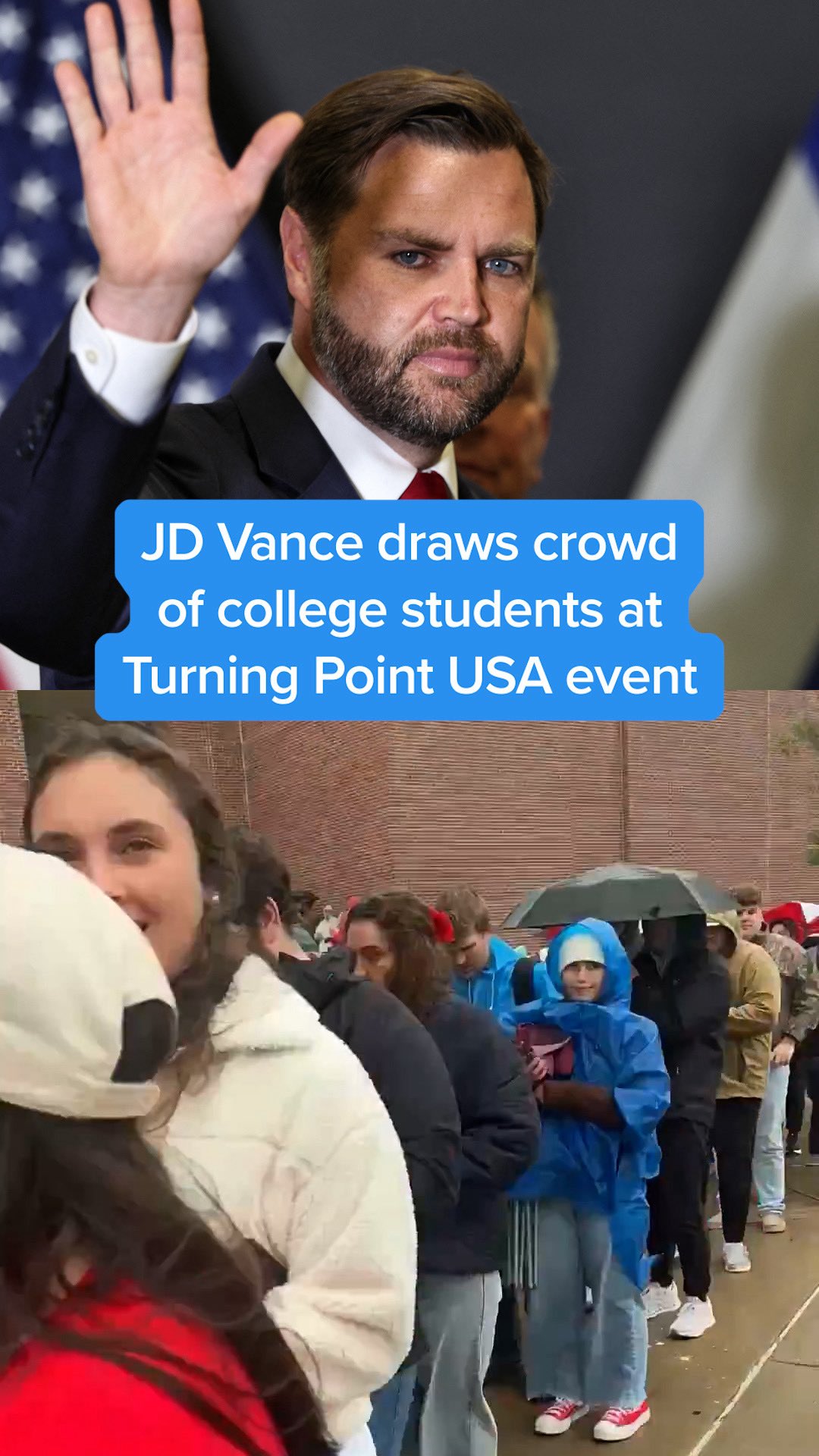College students turned out in droves to see Vice President JD Vance ...