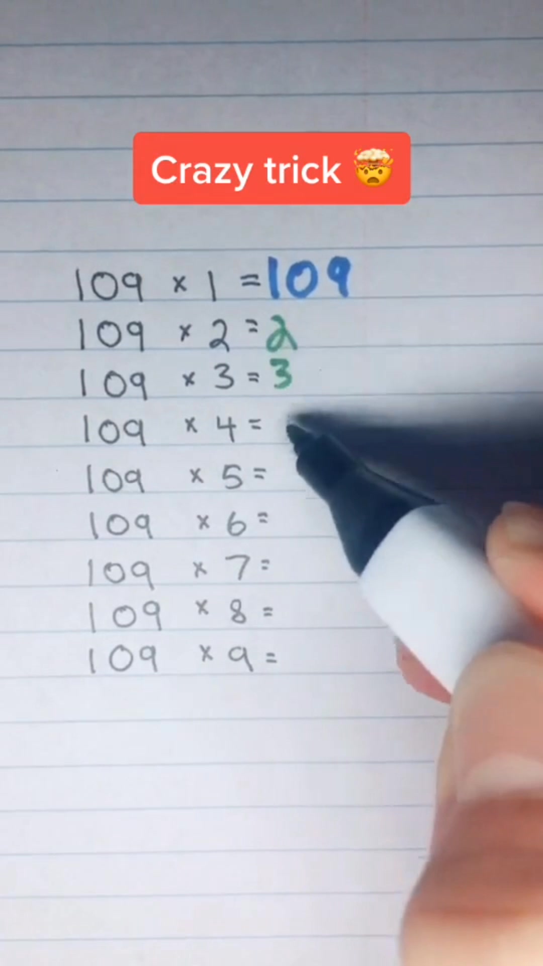 This is the CRAZIEST trick ever 🤯 #math | Chris Tutorial | Facebook