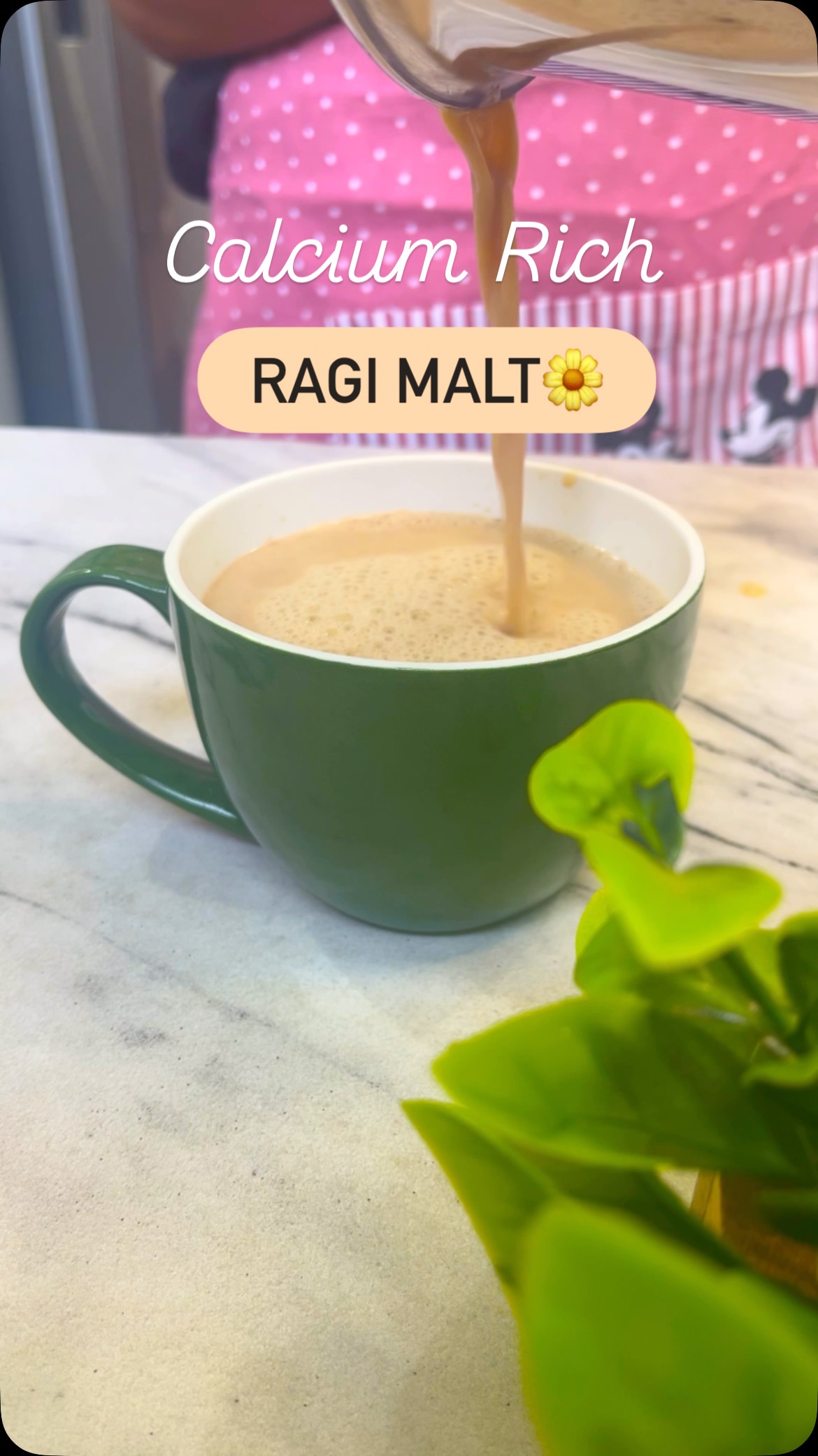 Winter drink Ragi Malt. Day 55/100 trying viral recipe. Ingredients: 2 ...