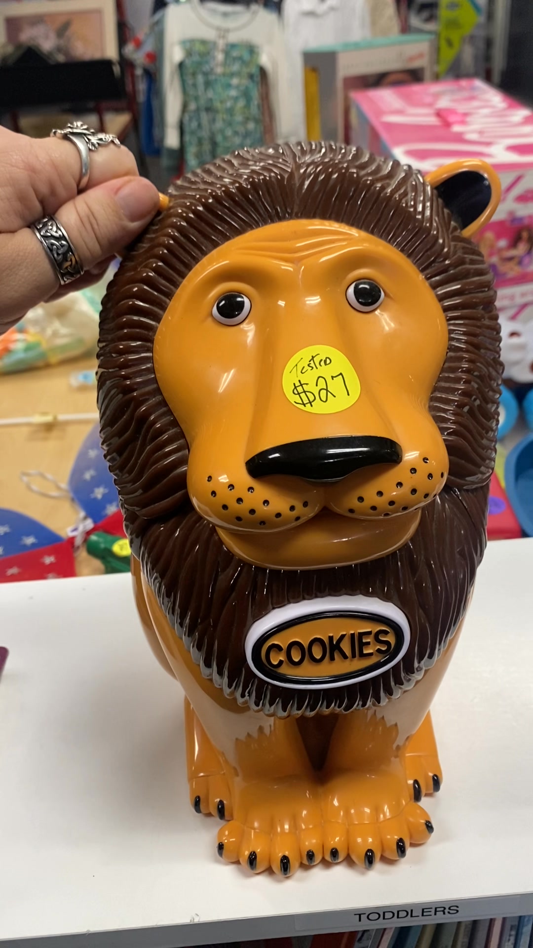 Come see this vintage plastic cookie jar from 1999! | Humane