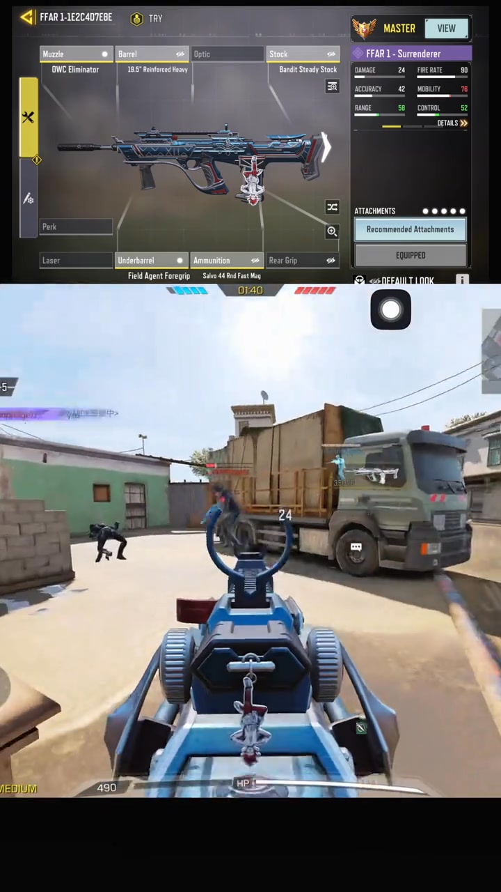 FFAR 1 META MP LOADOUT ATTACHMENT #acesrk #CODMobile #callofdutymobile ...