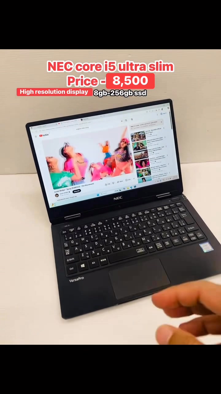 NEC core i5 ultra slim . 8gb ram 256gb ssd . Windows 11 pro 2025