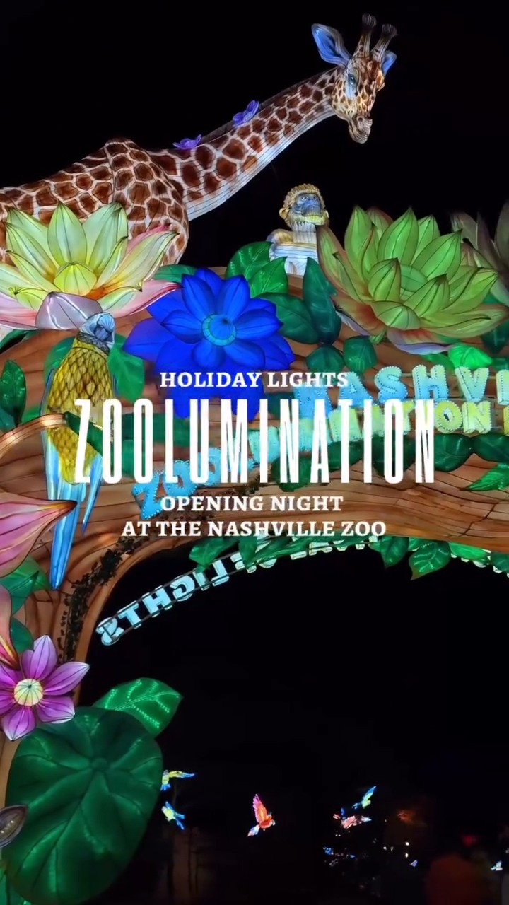 NOW OPEN, and The Nashville Zoo is glowing! 🐉 Zoolumination is BACK ...