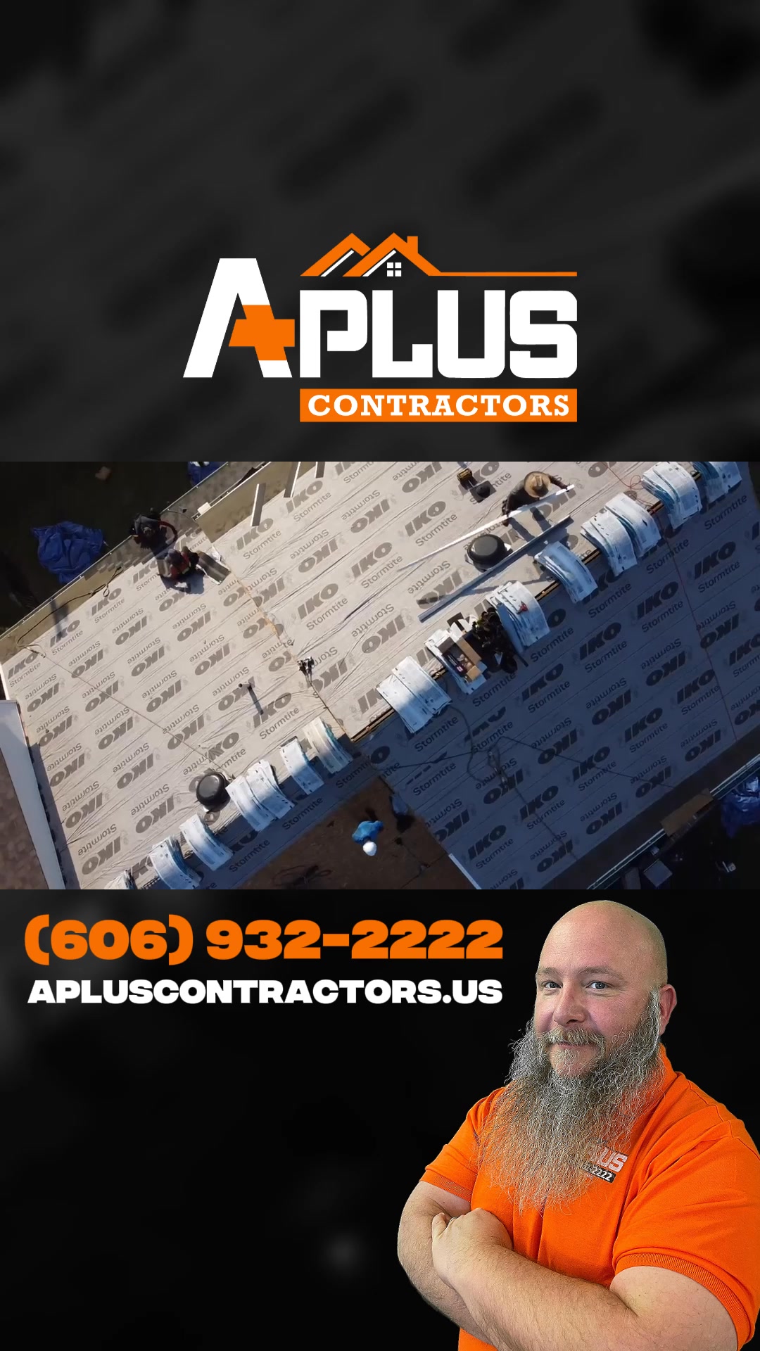 Roofs built the A+ way 🏠💪 #APlusContractors #RoofingExperts # ...