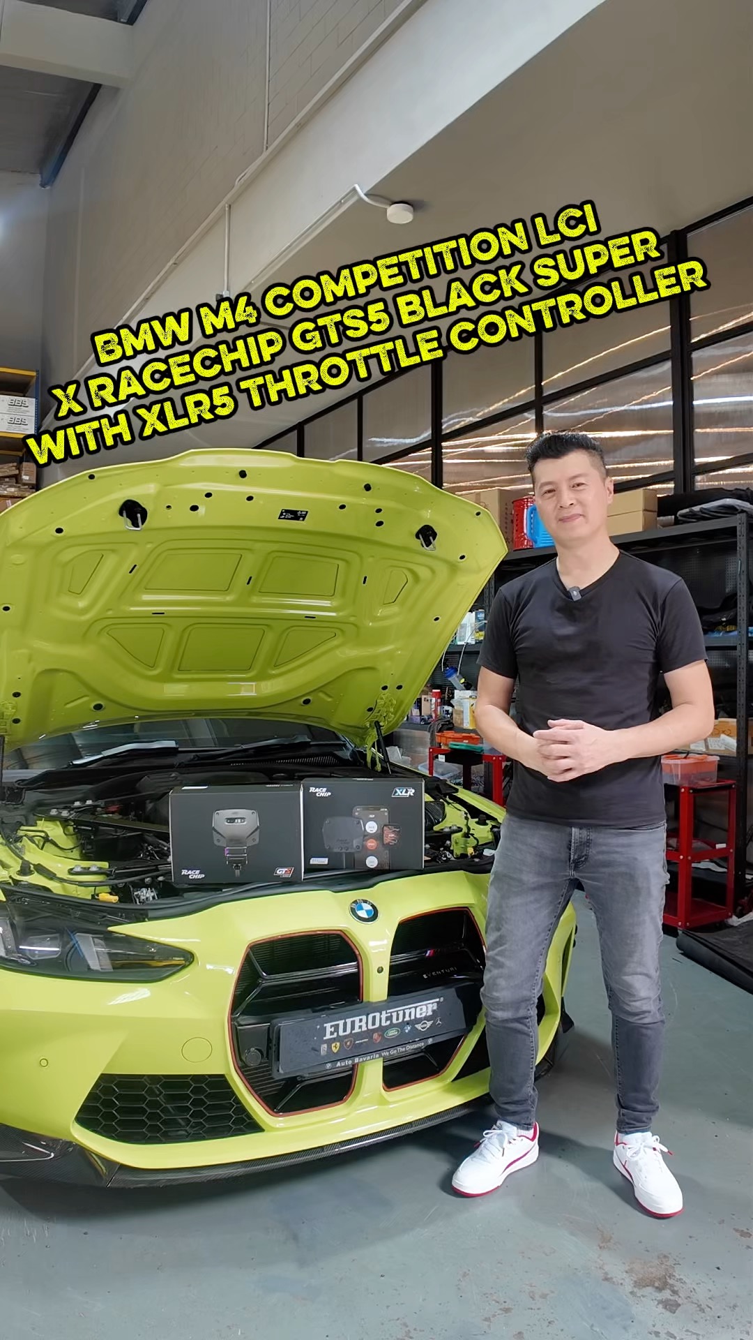 BMW G82 M4 Competition XDrive LCi upgraded with RaceChip GTS5 Black ...