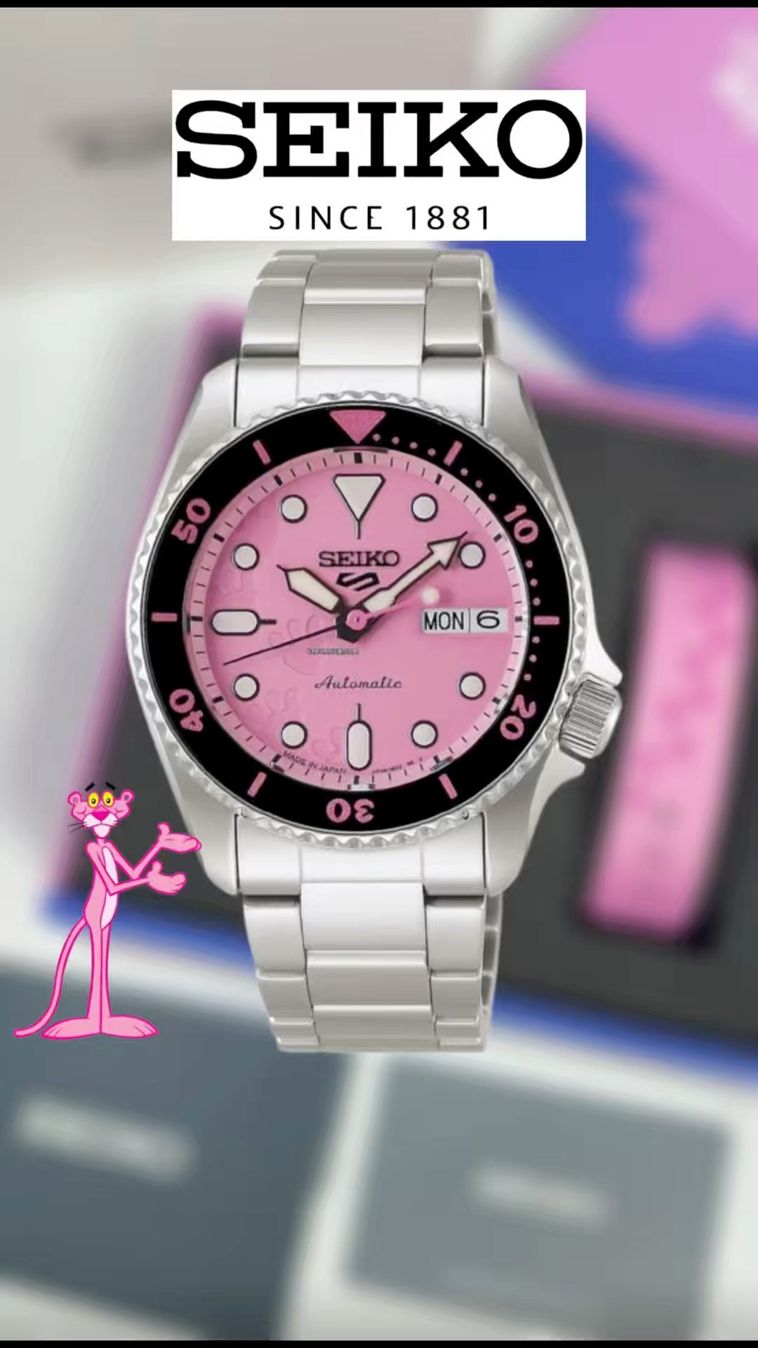 Seiko Pink Panther SBSA321 Japan Version 🇯🇵 Unboxing Video