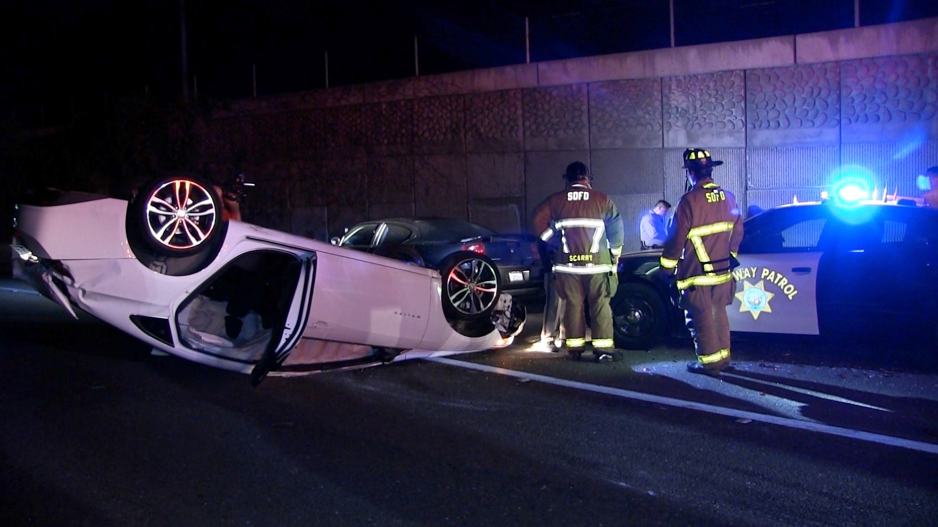 CHP Vehicle Hit On Freeway, College Area, details below ⤵️ Two CHP ...