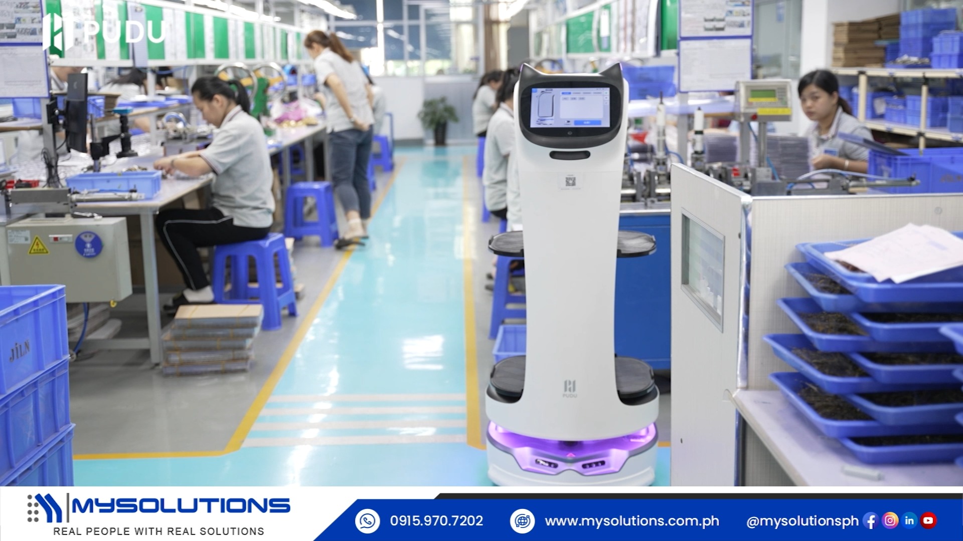 Pudu Robotics’ Factory Solution 🏭 Make factory operations easier and ...