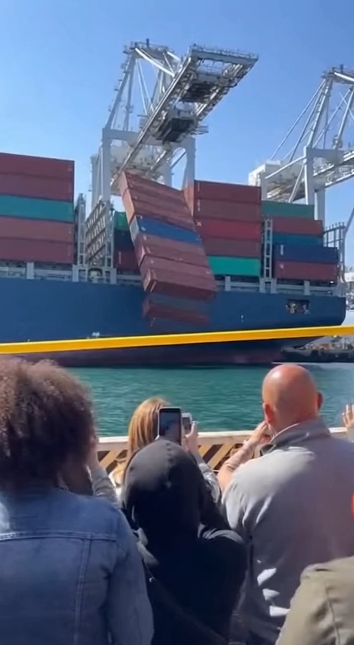 On November 14, 2020, at a major port in Southeast Asia, a large number ...
