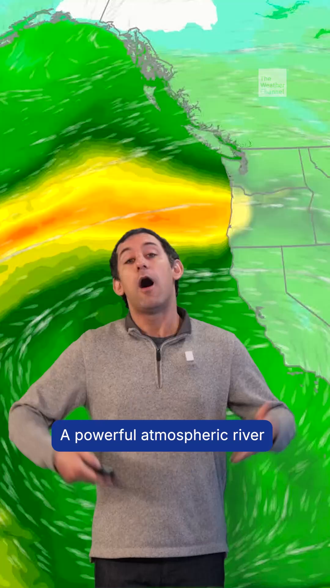 A powerful atmospheric river will bring coastal and valley rain ...